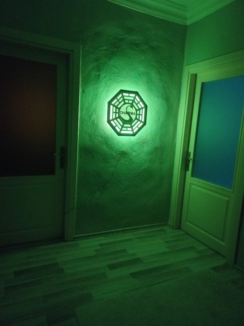 Lost Dharma Initiative Swan Station Led Wall Decoration image 6