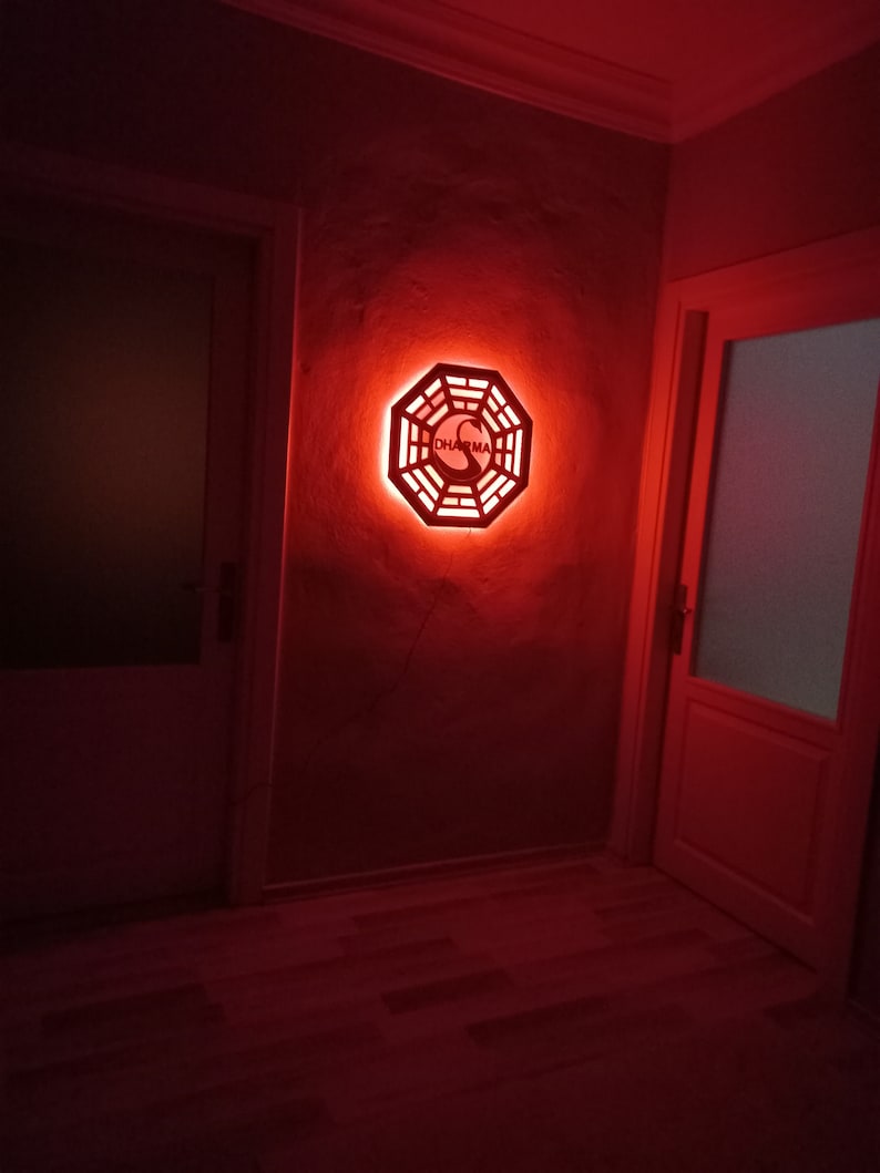 Lost Dharma Initiative Swan Station Led Wall Decoration image 5