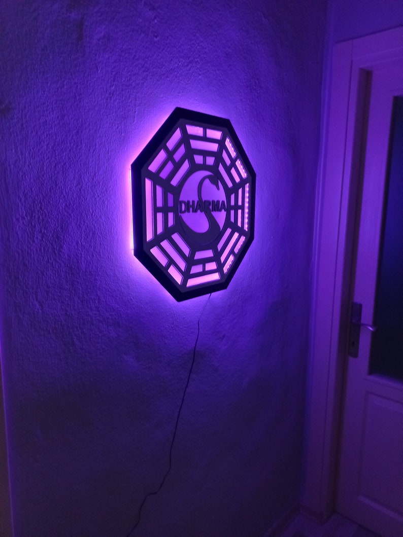 Lost Dharma Initiative Swan Station Led Wall Decoration image 9