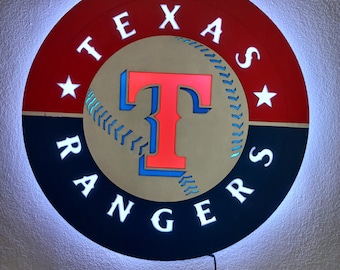 Texas Rangers Wall Decoration