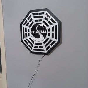 Lost Dharma Initiative Swan Station Led Wall Decoration image 2