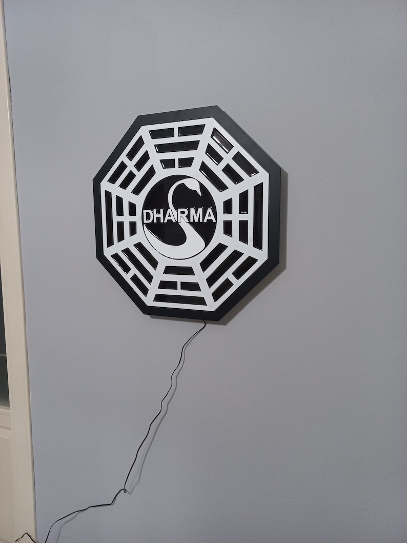 Lost Dharma Initiative Swan Station Led Wall Decoration image 2