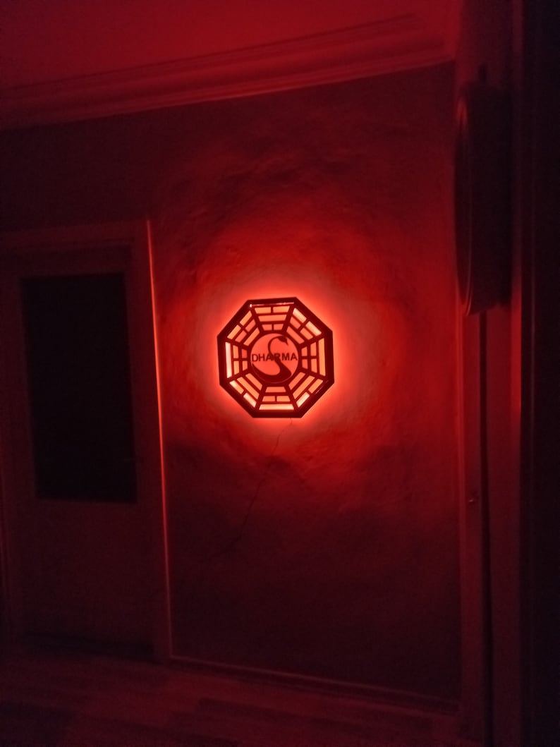 Lost Dharma Initiative Swan Station Led Wall Decoration image 8