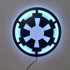 Star Wars Galactic Empire Led Wall Decoration