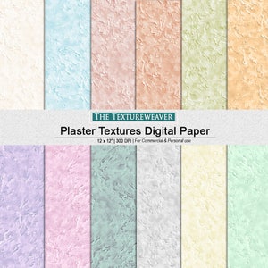 Texture in gesso carta digitale, carte strutturate, scrapbook, collage, texture fatte a mano, carte ruvide, gesso, sfondi, colori pastello