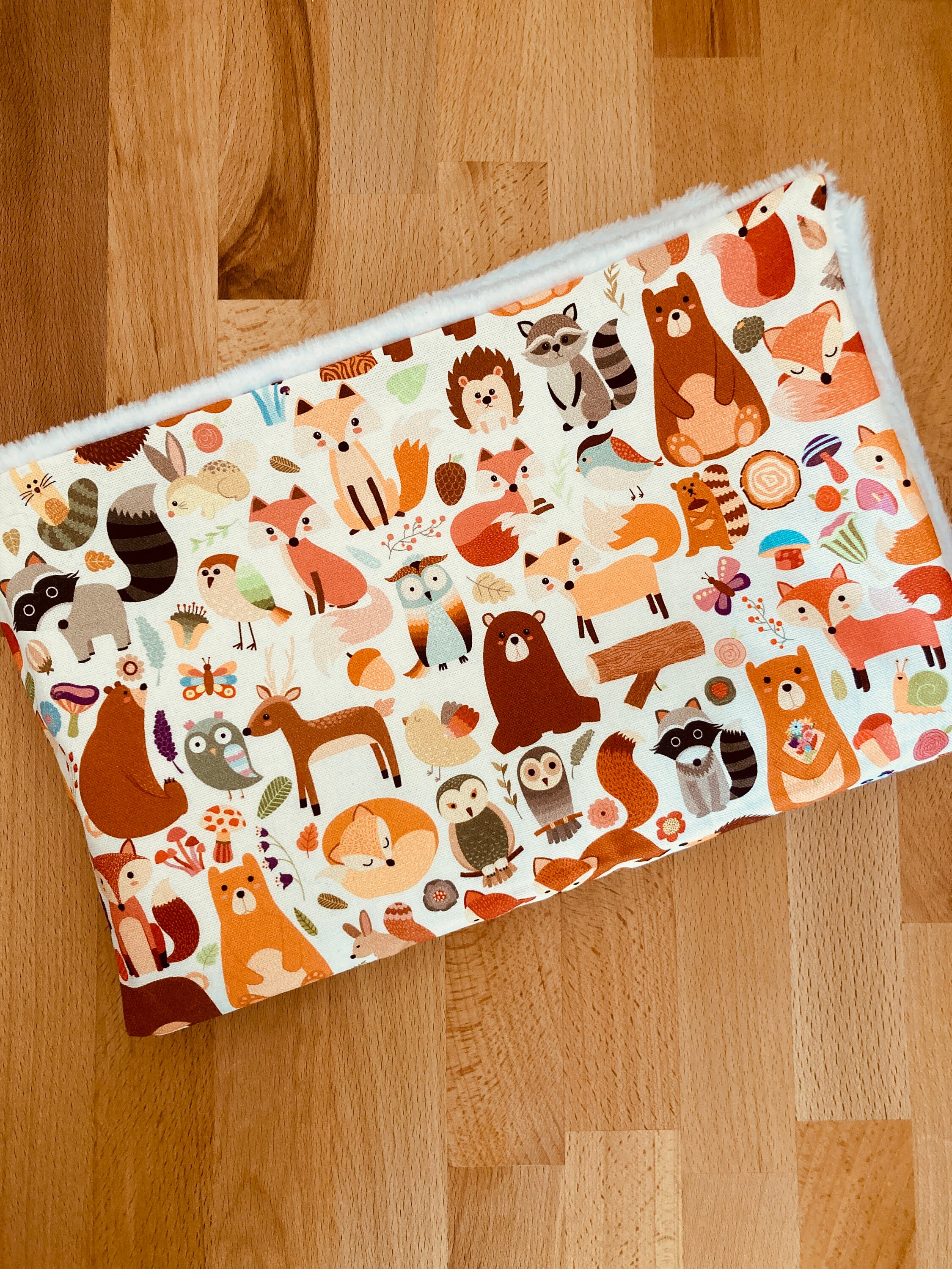 Couverture Bébé Mi Saison Animaux de La Forêt