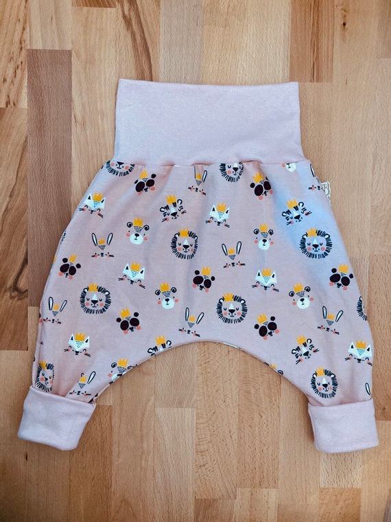 Sarouel bébé évolutif animaux rosa