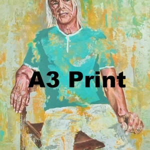 Paul Weller print. A3 unframed.