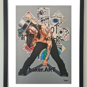 Red Hot Chili Peppers Anthony  Kiedis A3 print unframed.