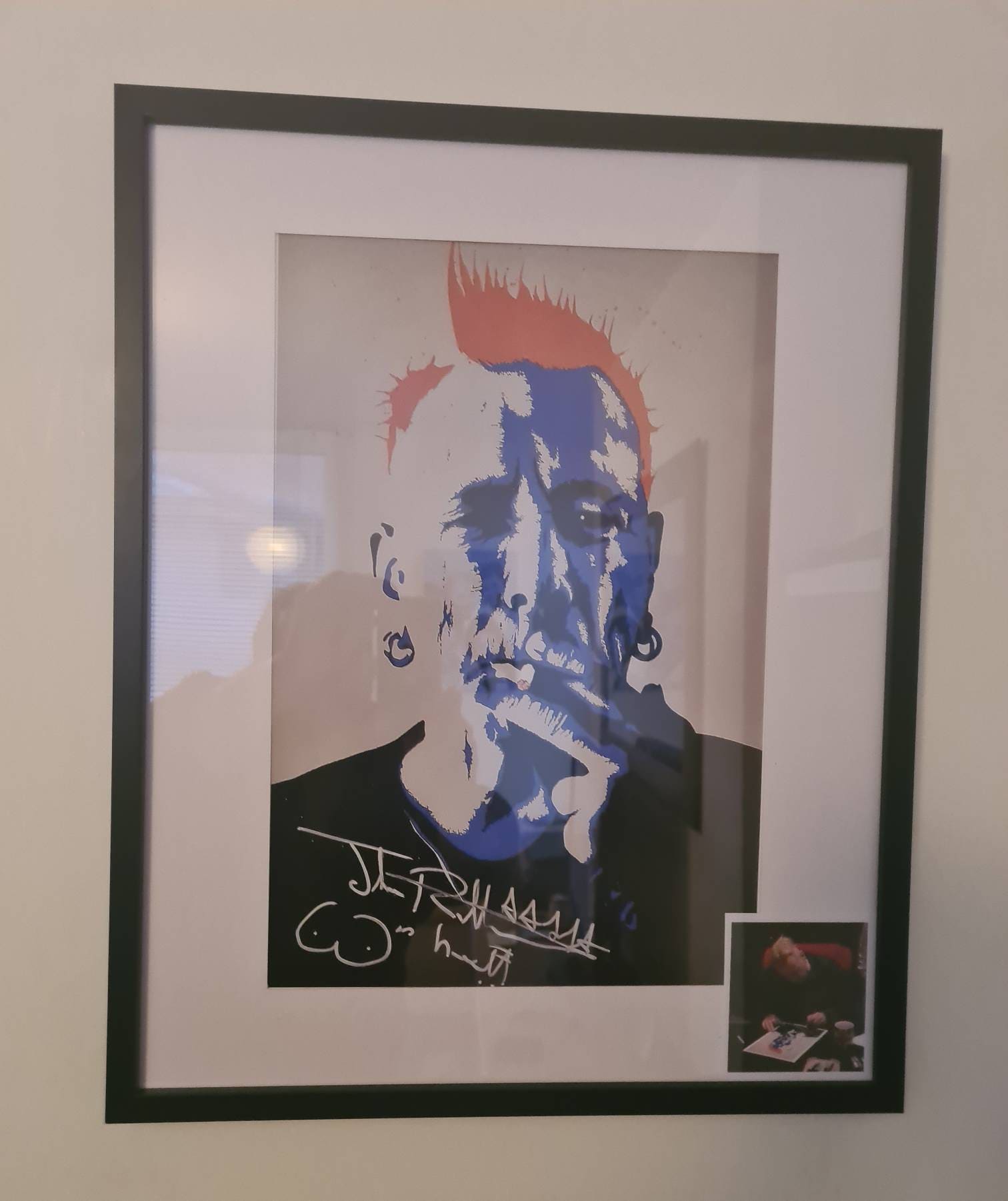 Signed Johnny Rotten A3 Art Print - Unframed - Etsy