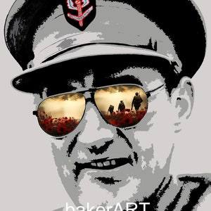 SAS Sir David Sterling Remeberance Sunday A3 print unframed.