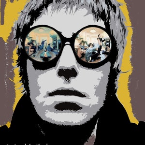 Impression Liam Gallagher. Certainement peut-être. Impression A3 sans cadre.
