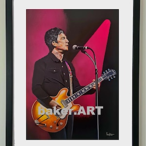 Noel Gallagher print. A3 unframed.