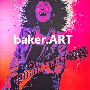 Marc Bolan A3 print unframed.
