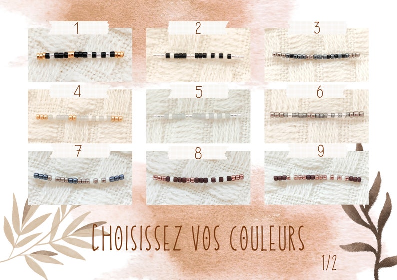 Bracelet code morse Soeur personnalisable image 3