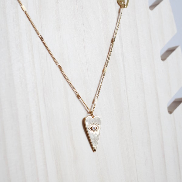 Collier "Heart" - acier inoxydable