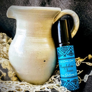 Magdalene&#39;s Tears Artisan Perfume Oil, Floral, Sweet, Vanilla, Chocolate, Rose, Amber, Myrrh, Lemon