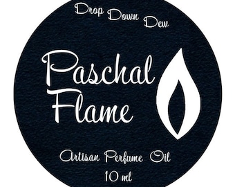 Paschal Flame Perfume Oil, Black Pepper, Bergamot, Amber, Smoky Perfume, Spicy Perfume, Unisex Fragrance, Roll On Perfume Oil