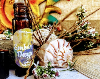 Ember Days Roll On Perfume Oil, Earth, Wind, Water, Fire, 10 ml, Aromatherapy