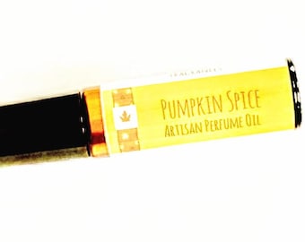 Pumpkin Spice Perfume Oil, Pumpkin Fragrance, Fall Perfume, Autumn Fragrance Oil