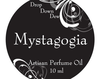 Mystagogia Perfume Oil, Frankincense, Sandalwood, Orange, Apple, Pomegranate, Coffee, Mysterious Perfume, 10 ml Roll On