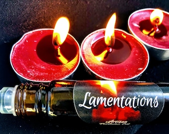 Lamentations Roll On Perfume Oil, Smoky, Sweet Perfume, Musk, 10 ml
