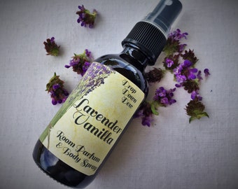 Lavender Vanilla Room Parfum, Body Spray, Room Spray, Lavender