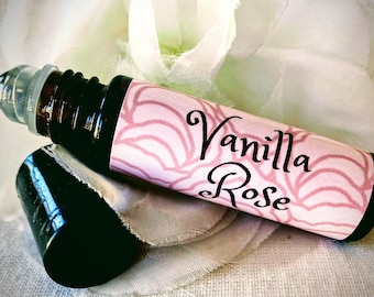 Vanilla Rose Vegan Perfume Oil