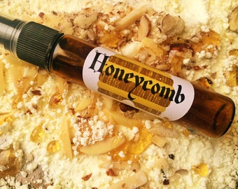 Honeycomb Eau de Parfum, Honey Perfume, Nutty Perfume, Gourmand Perfume, Glass Spray bottle