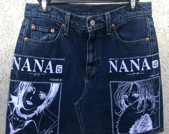 Hand bestickter Nana Denim Rock