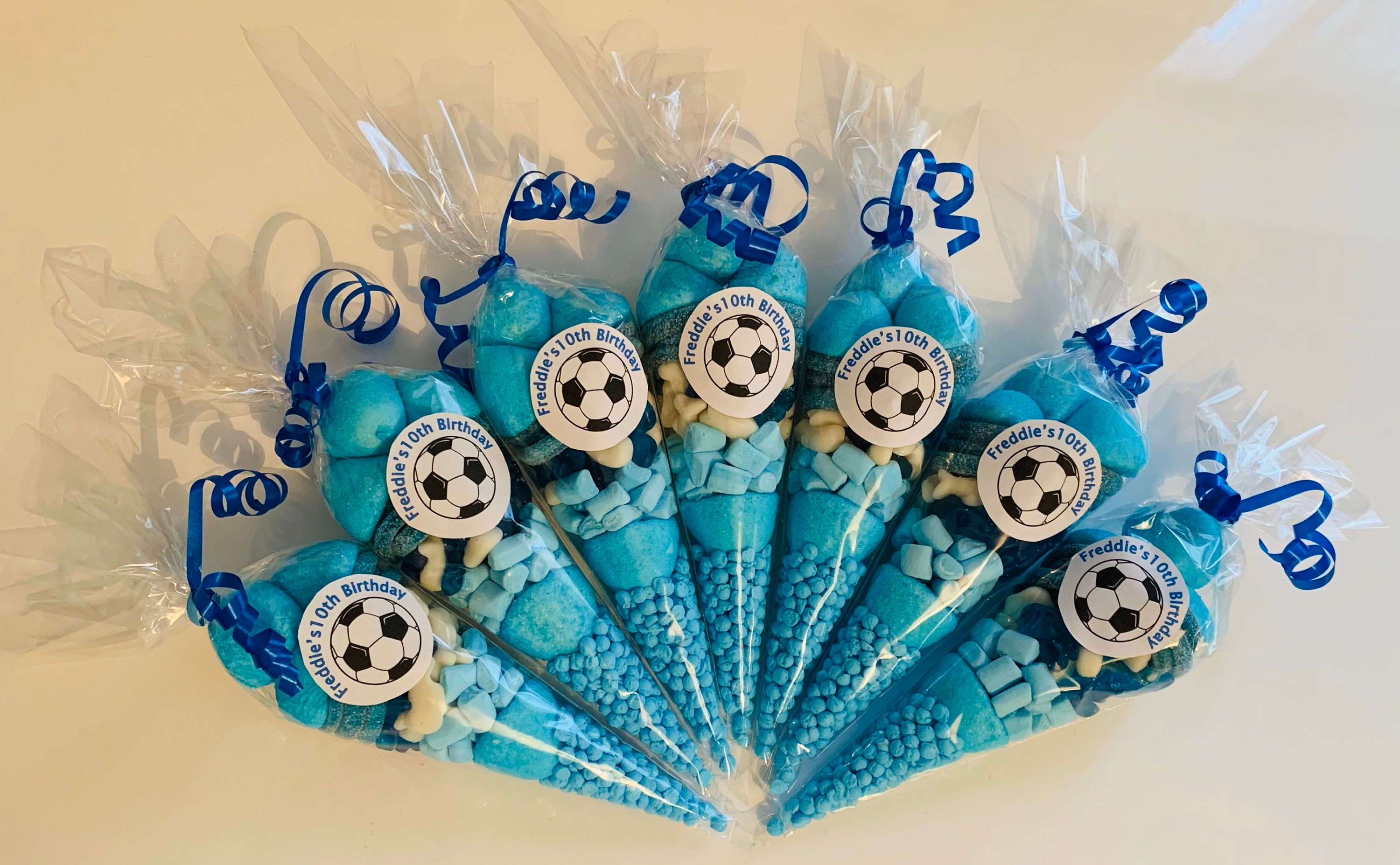 Football Sweet Cones Any Colour Etsy UK