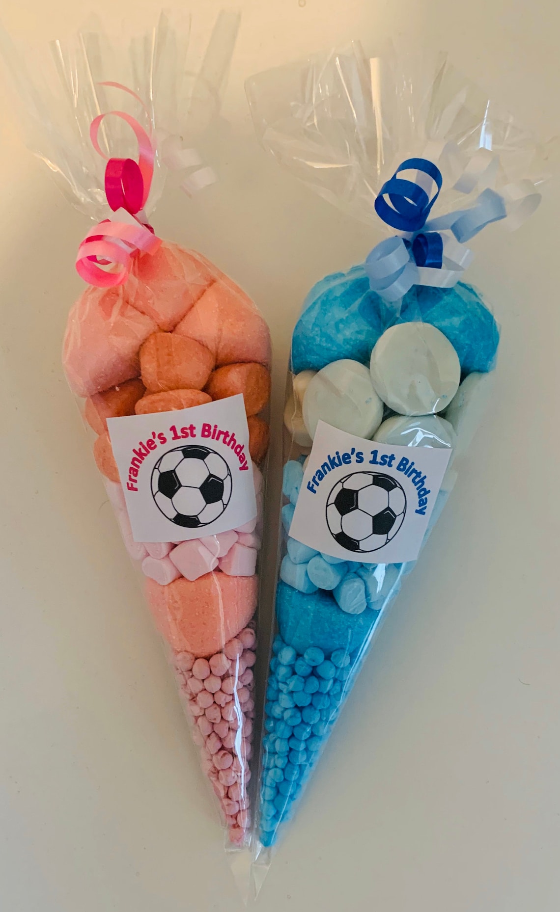 Football Sweet Cones Any Colour Etsy UK