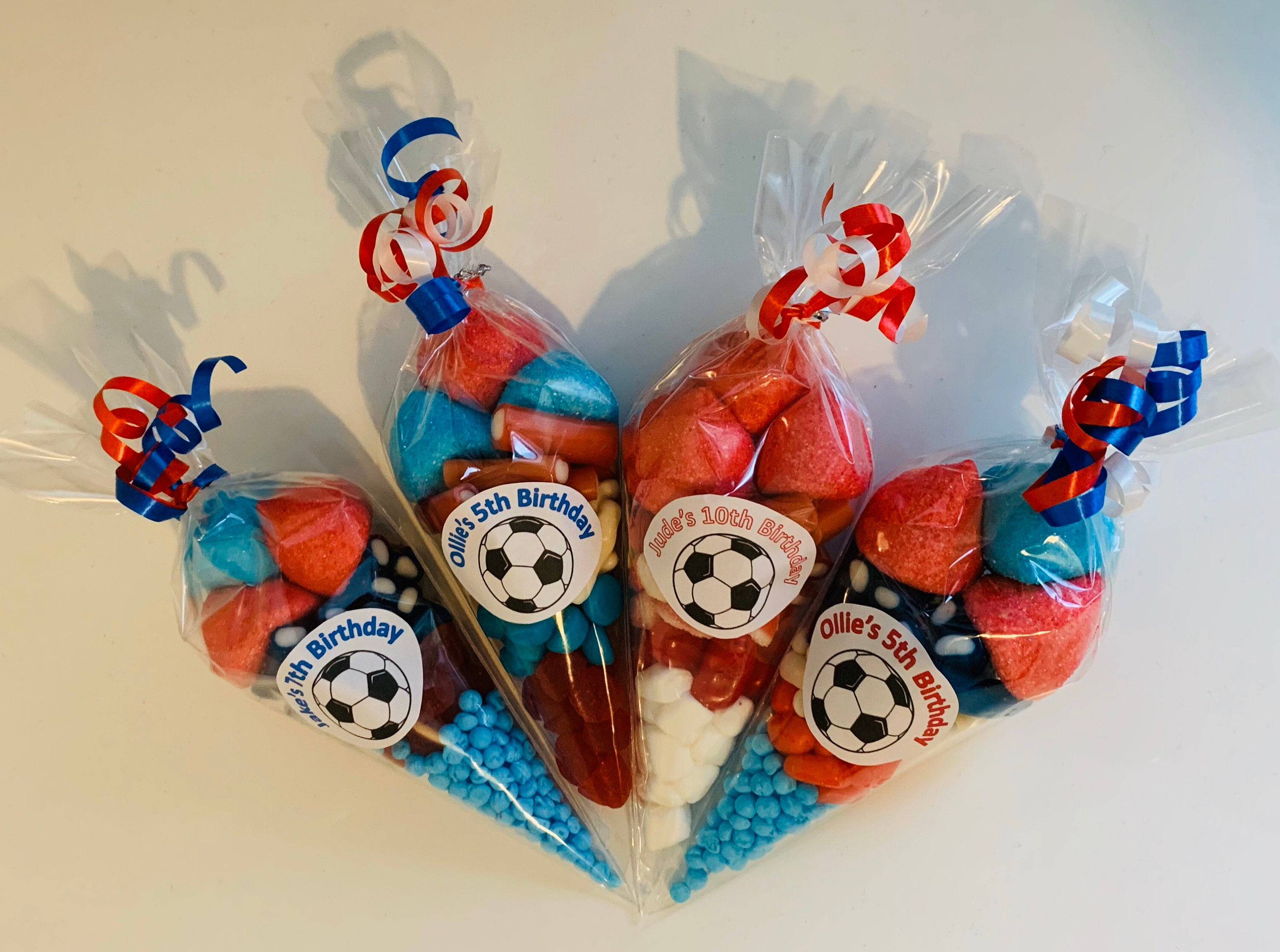 Football Sweet Cones Any Colour Etsy UK