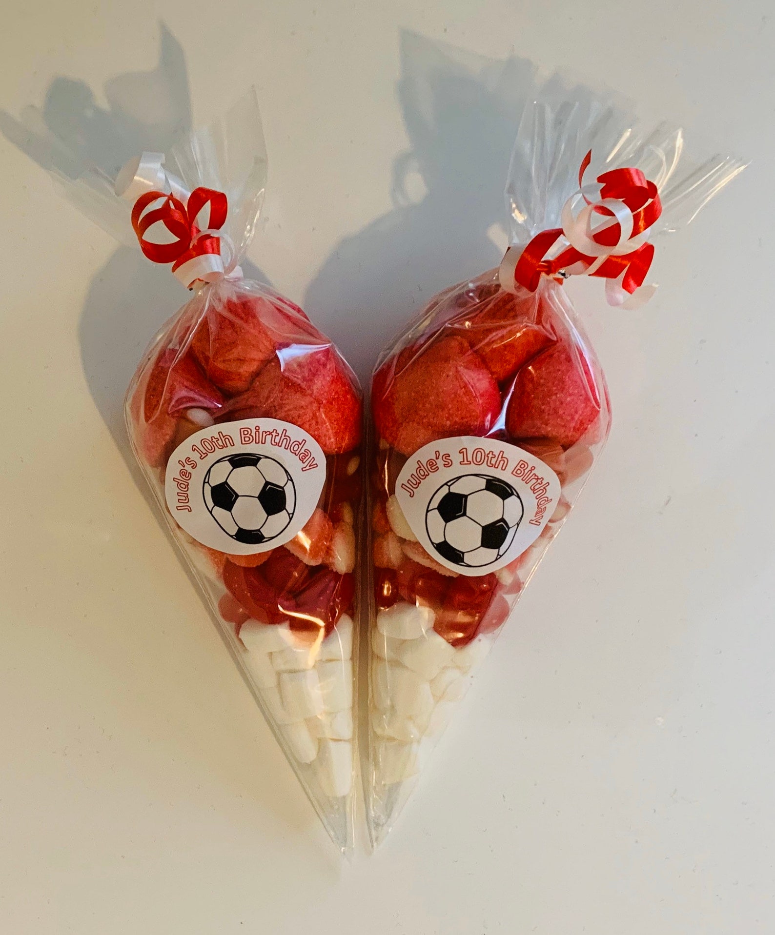 Football Sweet Cones Any Colour Etsy UK