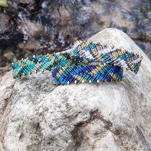 Macrame bracelet, Diana cuff bracelet,cuff bracelet, macrame cuff bracelet, handmade bracelet,beaded bracelet, macrame jewelry, bracelet