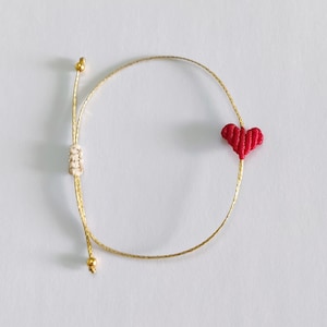 Makramee Herzarmbänder, Makramee Armband, Herz Armbänder, Liebesarmband, Freundschaftsarmbänder, Makramee Schmuck