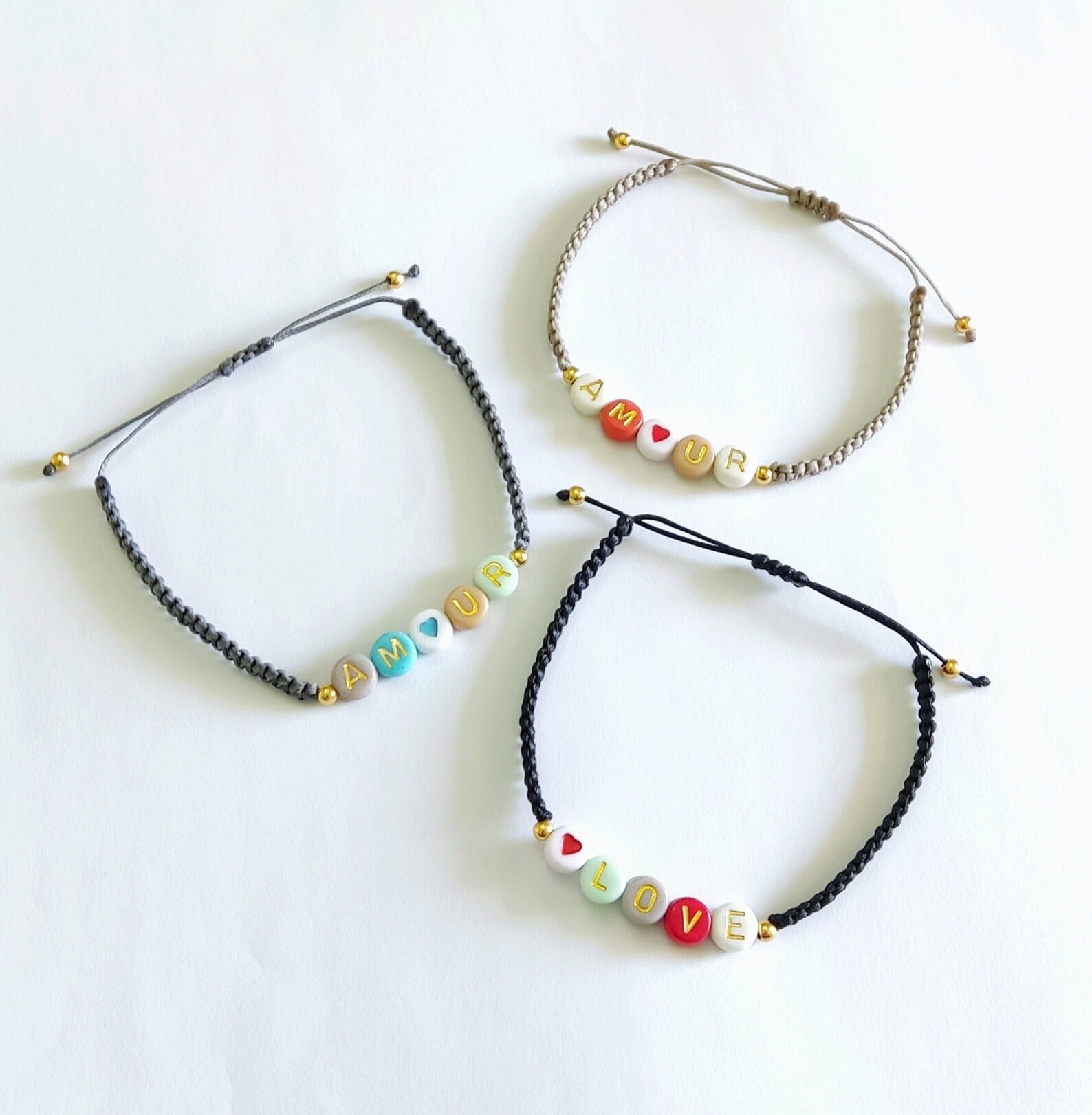Macrame Word Bracelet,word Bracelet,named Bracelet, Friendship Bracelet ...