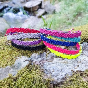 Macrame cuff bracelet, macrame bracelet, macrame beaded bracelet, hematite bracelet, macrame jewelry, handmade bracelet, resort jewelry,boho