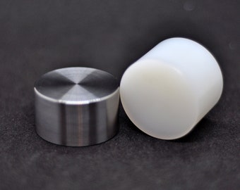 Yunque de acero y almohadilla de prensa Caprolon: Fabricación de anillos para monedas (35,56 mm)