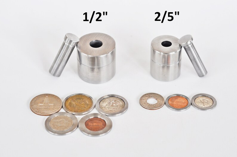 1/2 2/5 Steel Coin Ring Tool Set with SPACERS Etsy