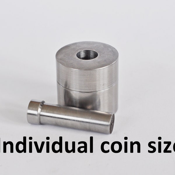 Coin Ring Center Punch Etsy