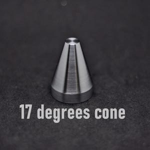 17 Degree Folding cone size: 0.4&quot; - 1.2&quot; coin ring tool fold over steel made in Ukraine