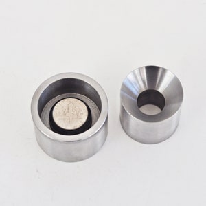 Small Self Centering Punch Set 3 Sizes No Spacers Needed 5/8,1/2,3/8
