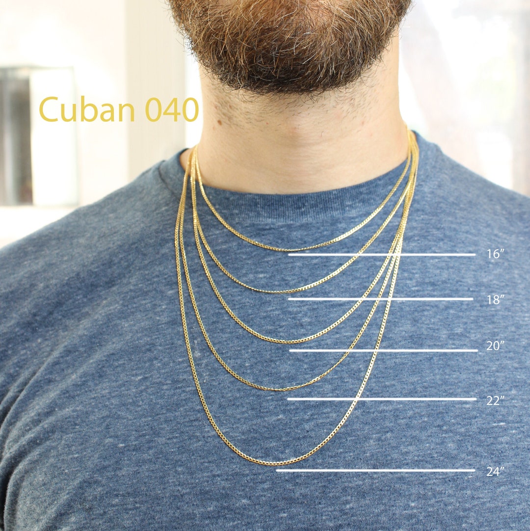 Dainty cuban link chain deals