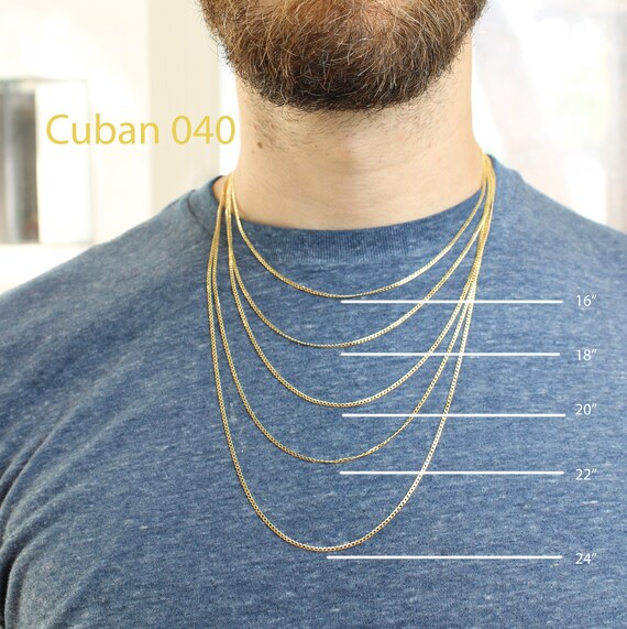 16 MM CUBAN LINK CHAIN 14K