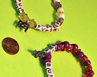 PUP/BUNSELF Pronoun Kandi/Rave Bracelet