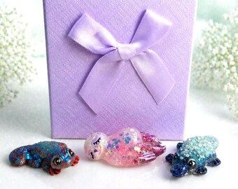 Mystery Resin Creatures Box, Kawaii Animal Figurines, Tiny Fantasy Desk Decor