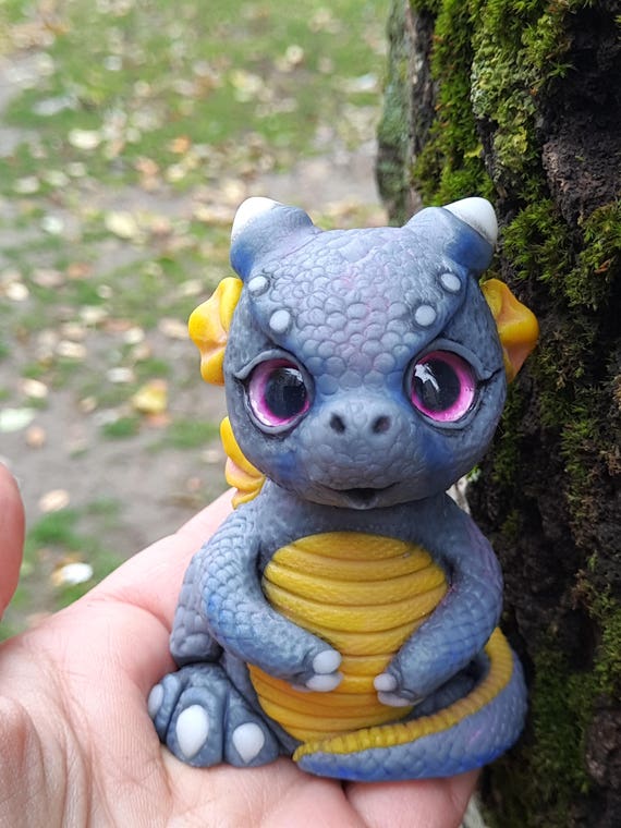 Personalized Dragon Statue Dragon Baby For A Gift Cute Etsy