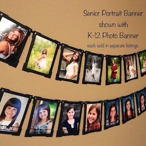 Senior Portrait Banner, 8x10 Photo Banner, 5x7 Photo Banner image 9