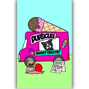 PDF! (15pgs) Pupsicles Sweet Treats coloring book— Digital